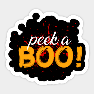 Happy Halloween boo shirt Sticker